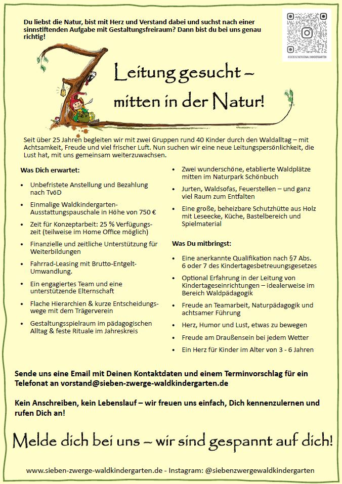 Stellenanzeige